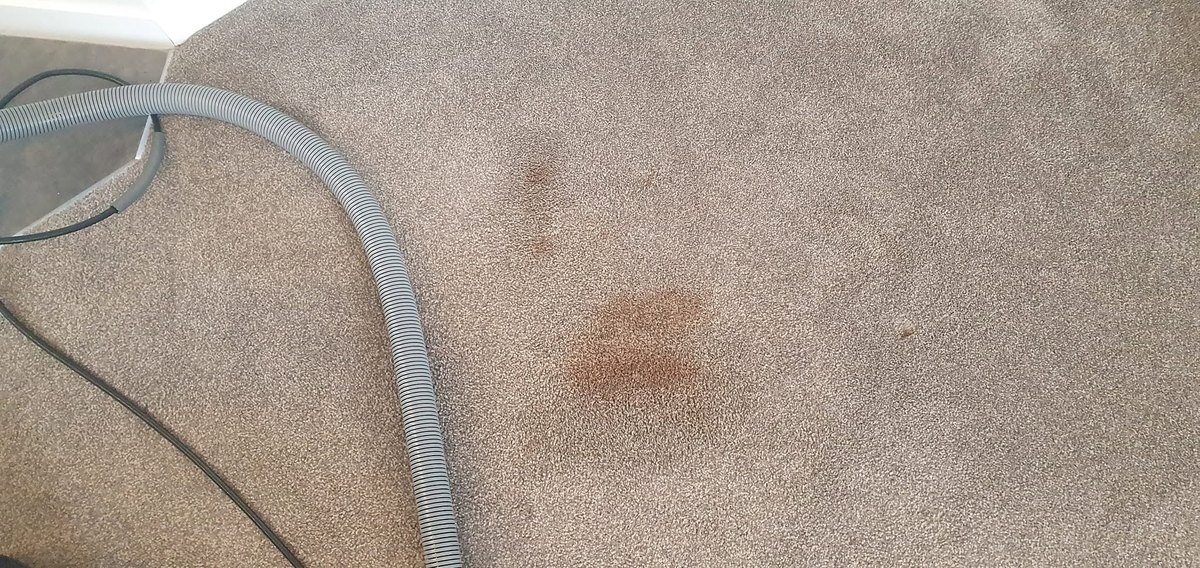 Stain removal before