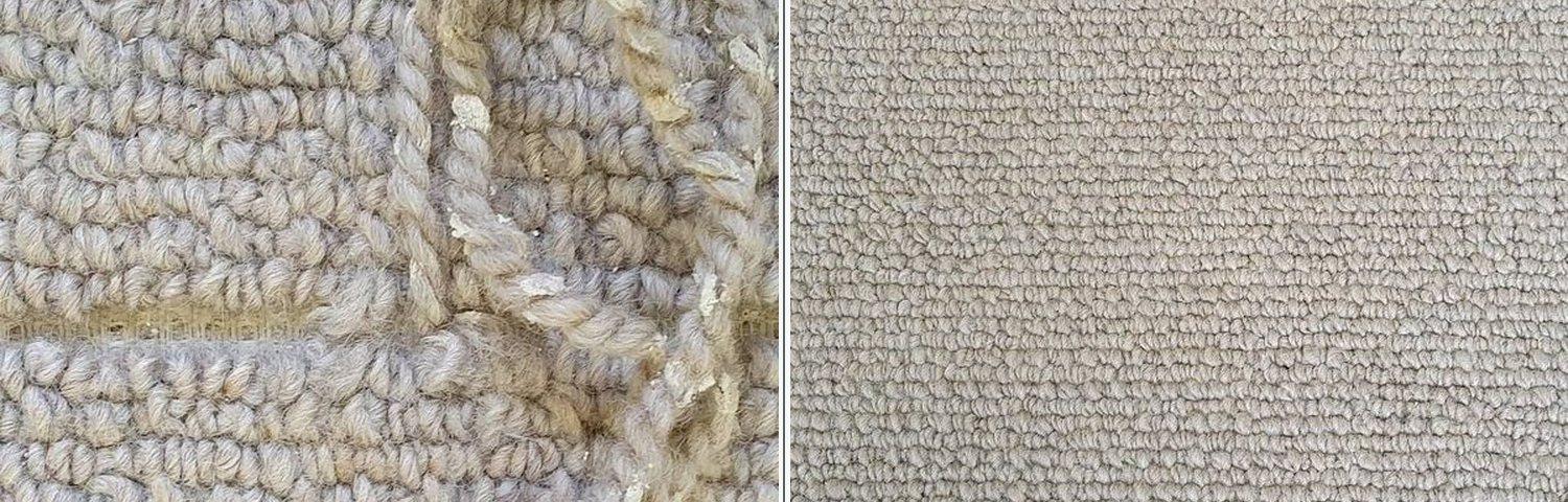 Pulled thread repair 2: before and after